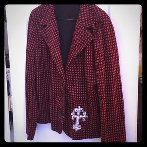 Casual Vintage Inspired Jacket/ Blazer